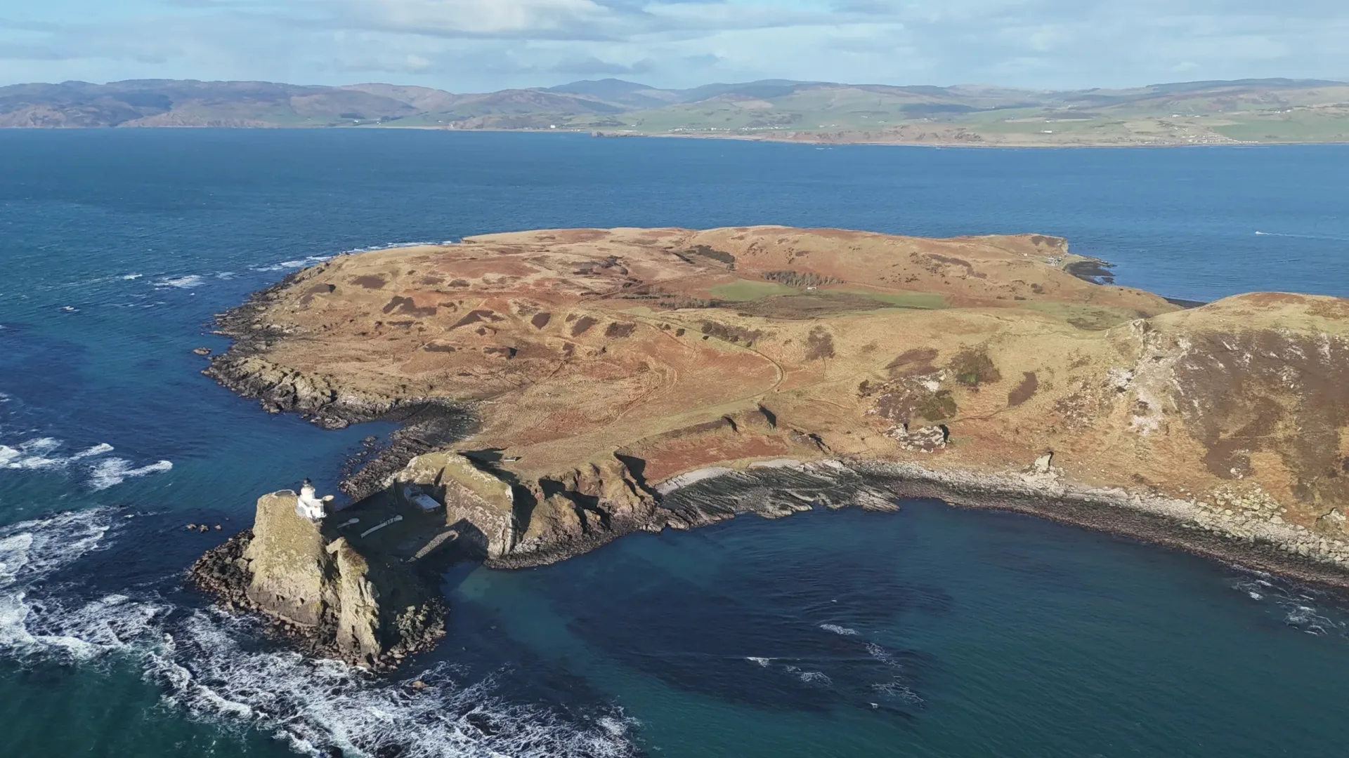 Scottish highland coastline